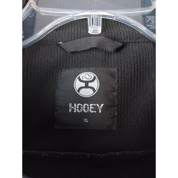 Hooey Soft Shell Vest Mens XL Gray Western Outdoors Cowboy Zip Pockets Insulated - Picture 6 of 13